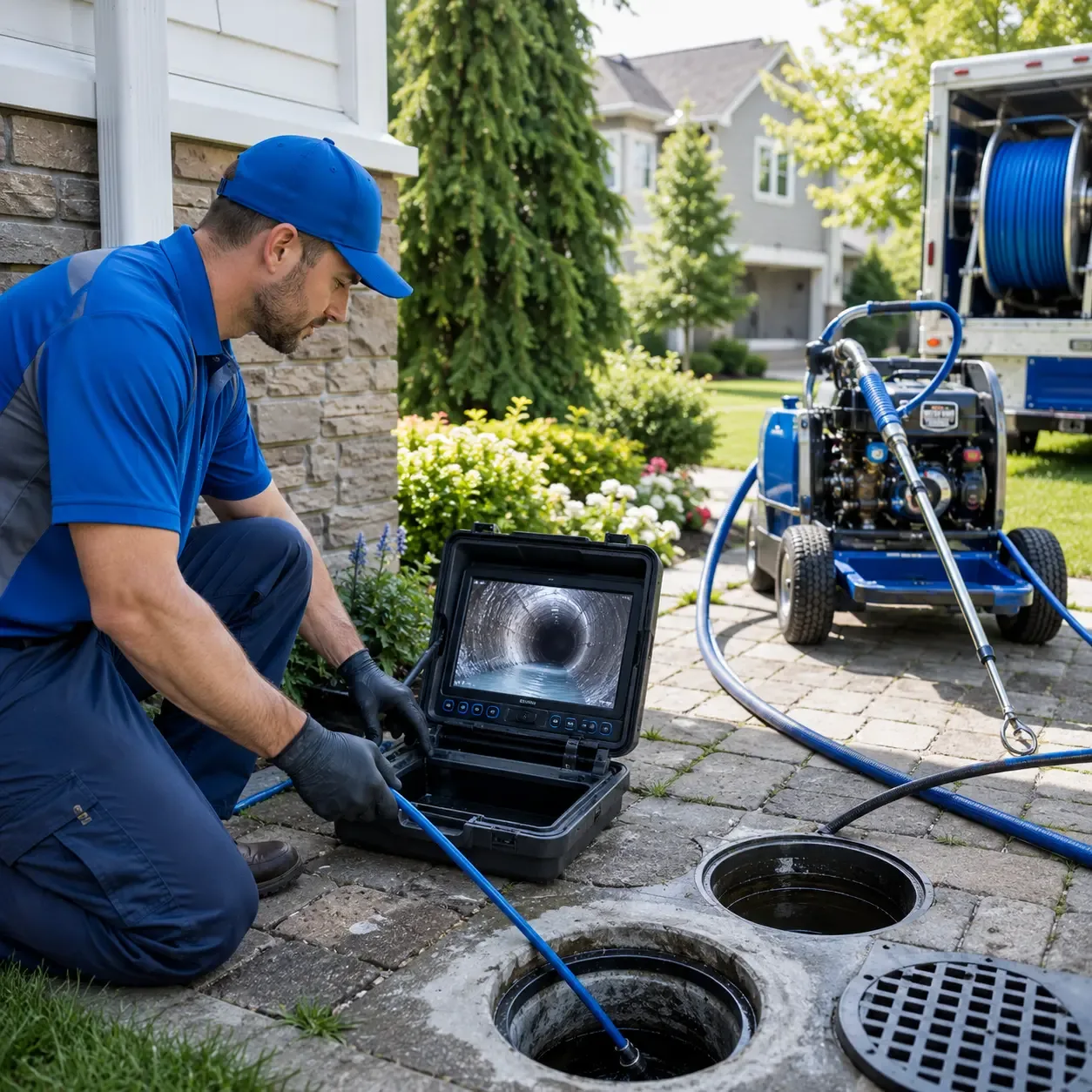Outdoor drain cleaning professionals serving Palmer, TX